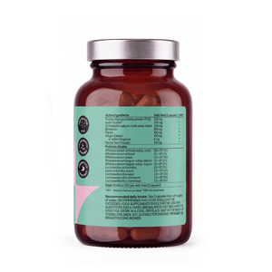 „Aurio Gut Balance+“, 20 mlrd. KSV, 10 probiotikų padermių, prebiotikai ir fermentai – 60 kapsulių