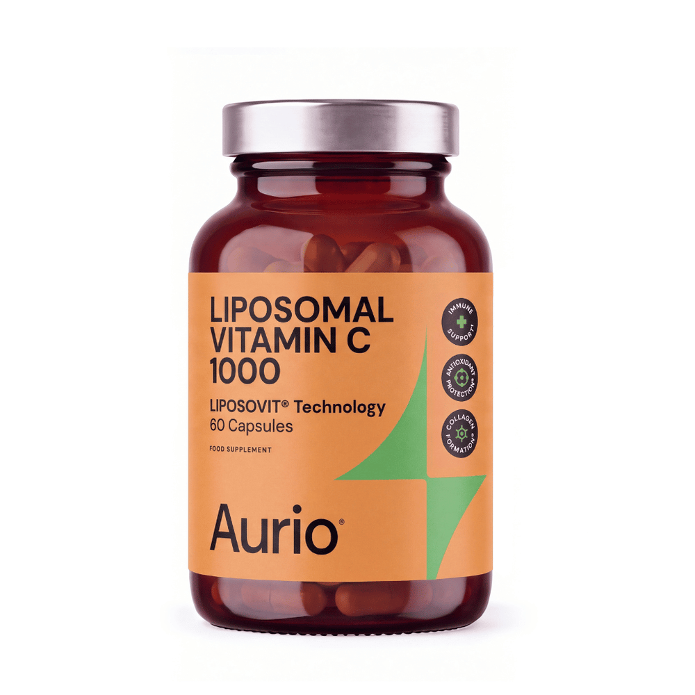 Aurio liposominis vitaminas C 1000 mg, 60 kapsulių