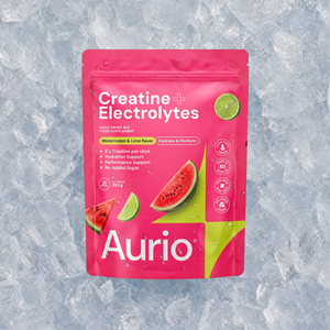 AURIO® Creatine + Electrolytes, 25 Stick Packs, 250g