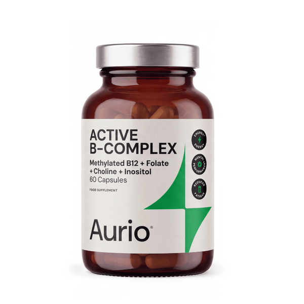 Aurio BioActive B-Complex, 60 Capsules