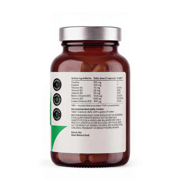 Aurio BioActive B-Complex, 60 Capsules