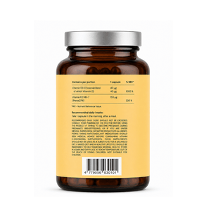 Aurio vitaminas D3 + K2 4000 TV + 150 µg, 120 kapsulių