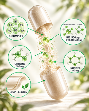 Aurio BioActive B-Complex, 60 Capsules
