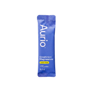AURIO® Creatine + Magnesium Bisglycinate, 25 Stick Packs, 162.5g